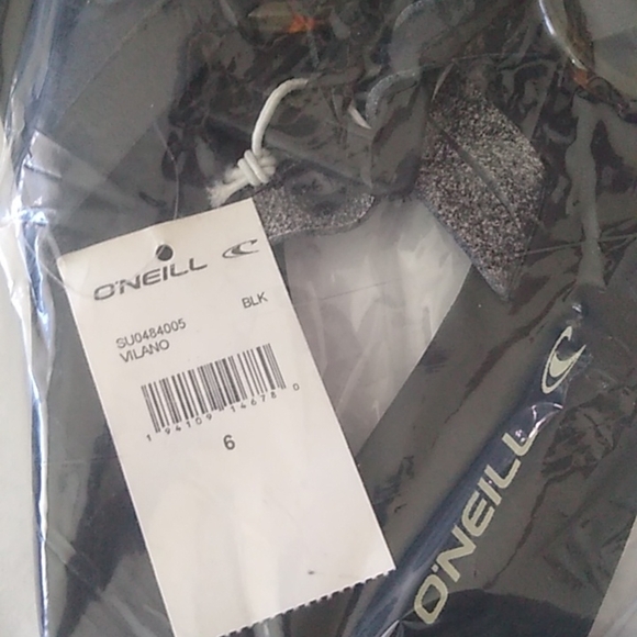 O'Neill Black Vilano Flip Flop Sandals, Size 7 - Picture 6 of 10